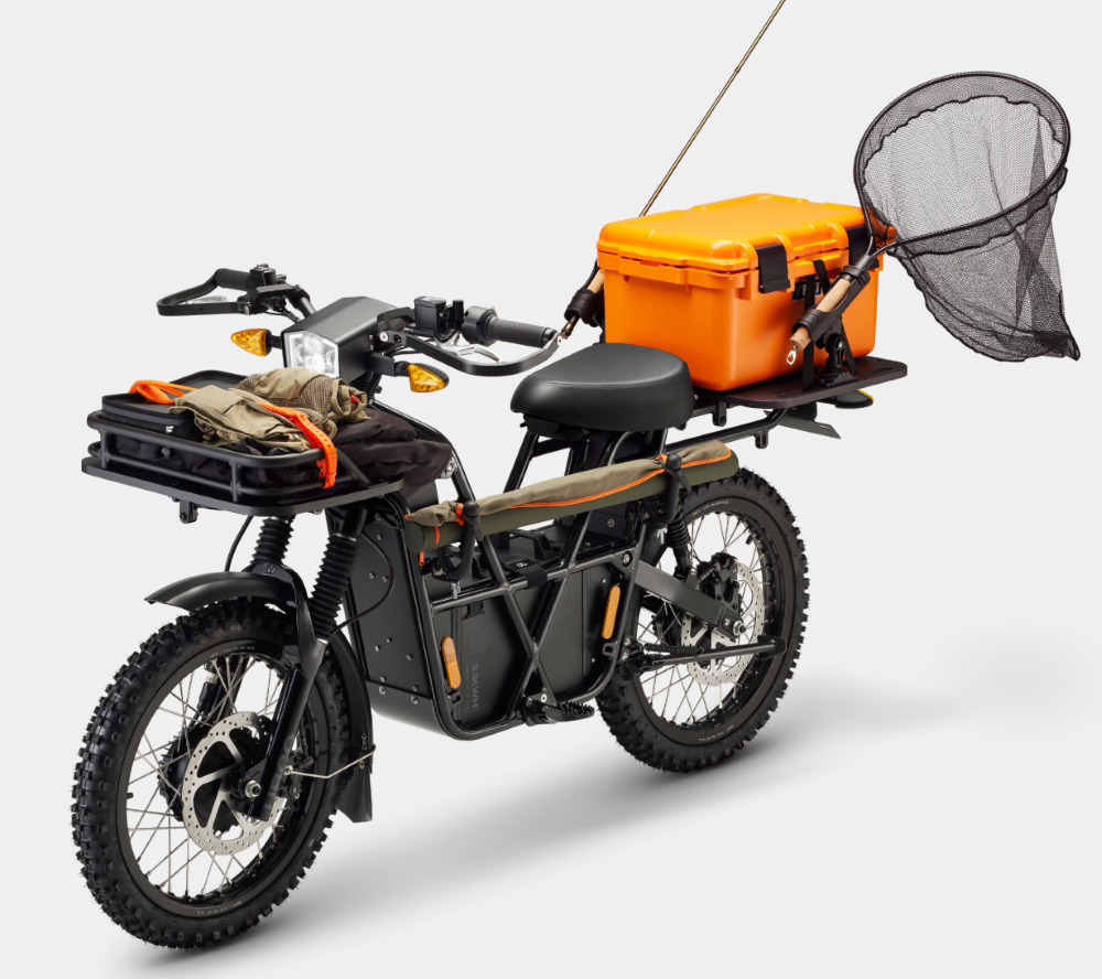 Work Bike Fishing Set up